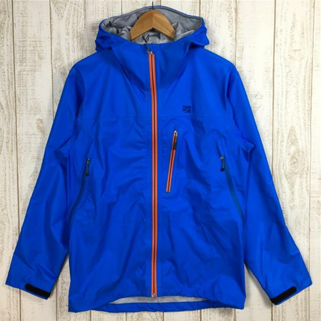 ヨコストレッチ130%MENs M  ファイントラック エバーブレス フォトン ジャケット レインシェル フーディ FINETRACK FAM0321 CB セルリアンブルー ブルー系