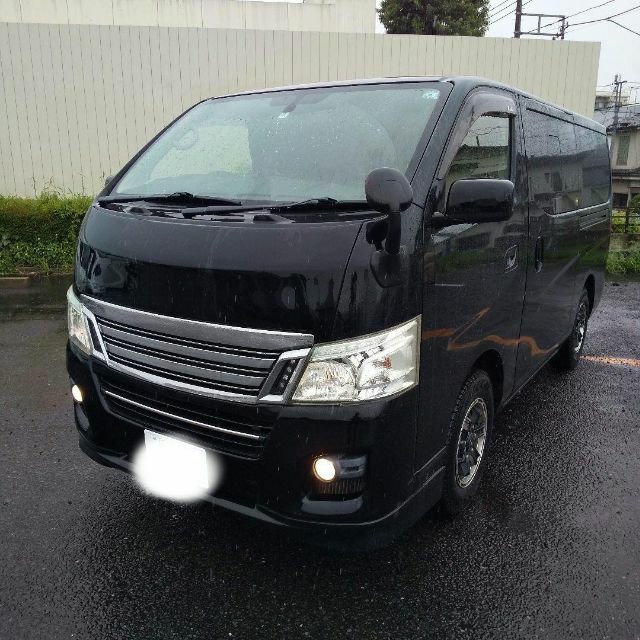 日産(ニッサン)のH24 検5/10 NV350 キャラバンライダーGX パートタイム4WD 軽油 自動車/バイクの自動車(車体)の商品写真