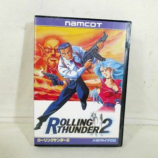 セガゲームス(SEGA Games)の美品　SEGA　セガ　メガドライブ　ナムコ　ローリングサンダー2 (家庭用ゲームソフト)