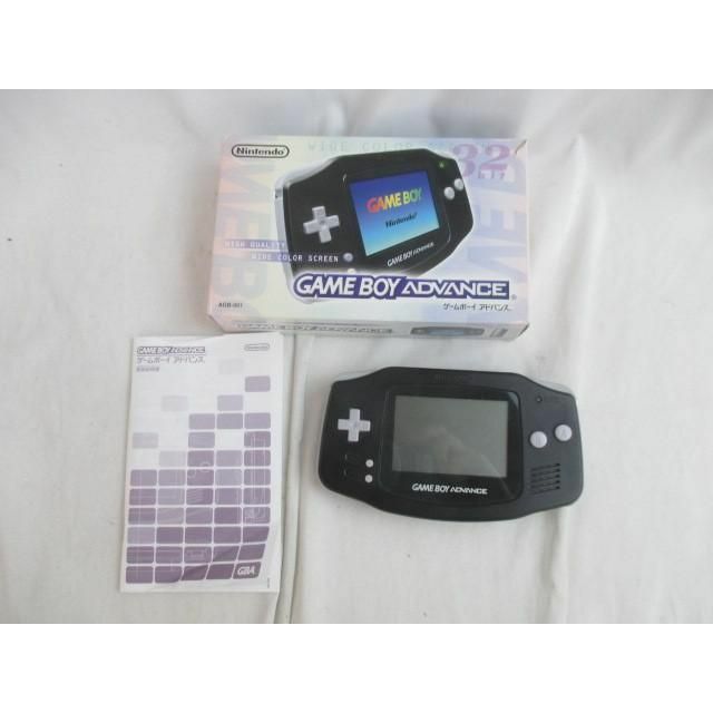 訳有動作品 ゲーム GBA ゲームボーイアドバンス 本体 AGB-001 ブラック 箱付き