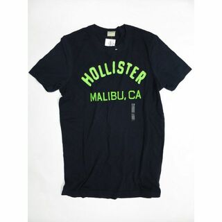 ホリスター(Hollister)の【HOLLISTER】ホリスター メンズTシャツmalibu.ca ロゴ 紺 (Tシャツ/カットソー(半袖/袖なし))
