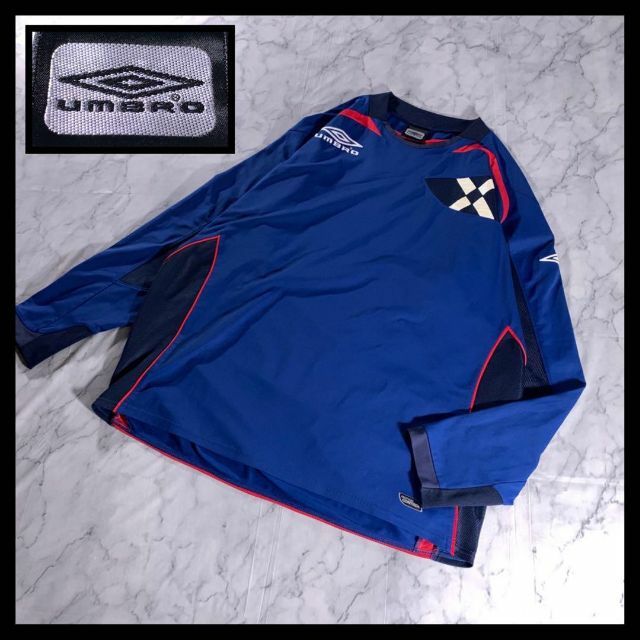 ラッピング不可】 00s UMBRO プルオーバー ジャージ ゲームシャツ 長袖