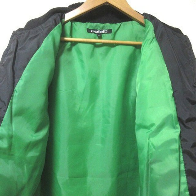 other - ロイアル roial 中綿 ジャケット ブルゾン ジップアップ 黒