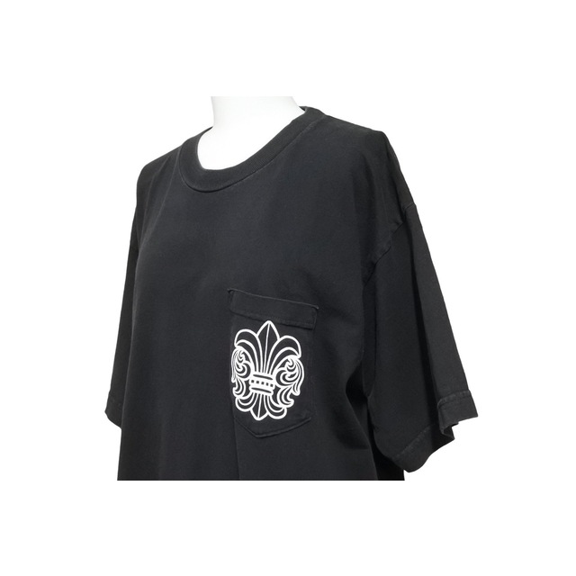 CHROME HEARTS クロムハーツ BSフレア 半袖Ｔシャツ ブラック 黒 トップス ロゴ プリント サイズL  50295