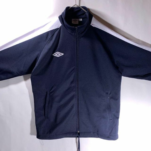 UMBRO - 00s UMBRO トラックジャケット ダークネイビー 刺繍ロゴ ...