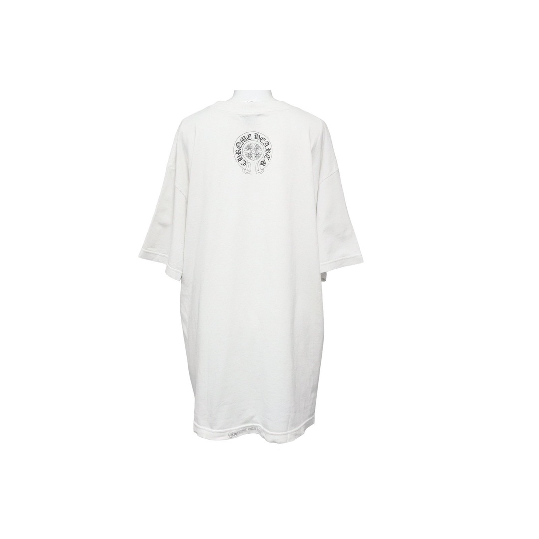 CHROME HEARTS クロムハーツ BSフレア 半袖Ｔシャツ ブラック 黒 トップス ロゴ プリント サイズL  50295