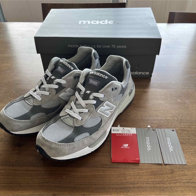 値下げ 美品 NewBalance M992 GR