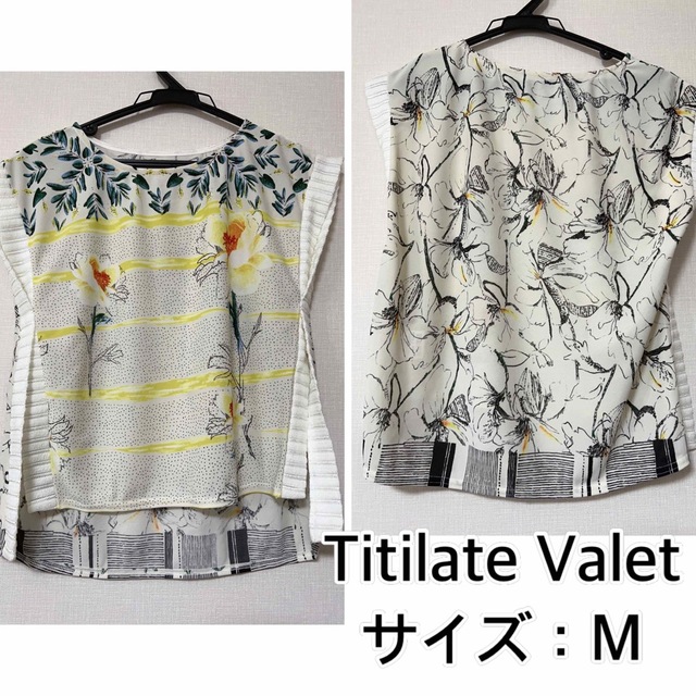 Titilate Valet(ティティレートヴァレット)のTitilate Valet❤️花柄ブラウス　ティティレートヴァレット レディースのトップス(シャツ/ブラウス(半袖/袖なし))の商品写真