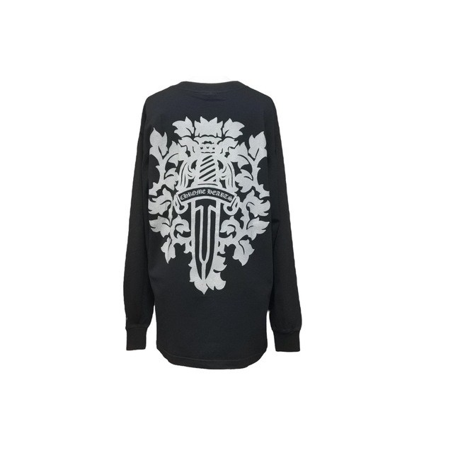 CHROME HEARTS クロムハーツ 長袖Tシャツ ダガーモチーフ ブラック