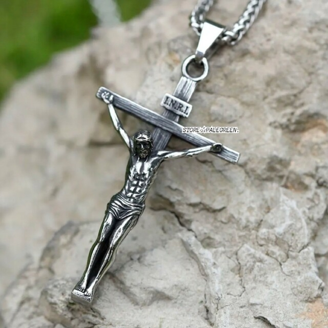 ネックレス♪ユニセックス　BTS 十字架　ロック　キリスト　原宿系　人気 メンズのアクセサリー(ネックレス)の商品写真