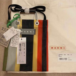 MARINI - マルニ マーケット ストライプミニショルダー バッグ マルニ