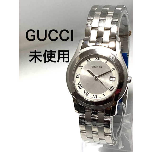 Gucci(グッチ)の【付属品有】GUCCI グッチ　電池新品　ユニセックスサイズ　男女兼用　腕時計 メンズの時計(腕時計(アナログ))の商品写真