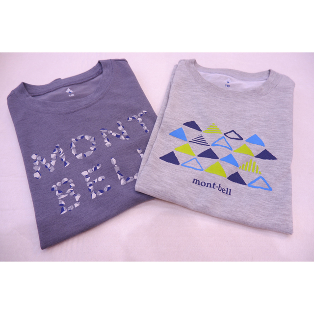 mont bell(モンベル)のモンベル【mont bell 】キッズTシャツ2枚 キッズ/ベビー/マタニティのキッズ服男の子用(90cm~)(Tシャツ/カットソー)の商品写真