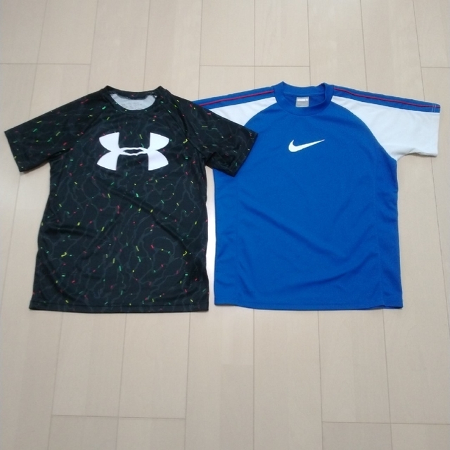 NIKE(ナイキ)のアンダーアーマー･ナイキTシャツ2点セット キッズ/ベビー/マタニティのキッズ服男の子用(90cm~)(Tシャツ/カットソー)の商品写真