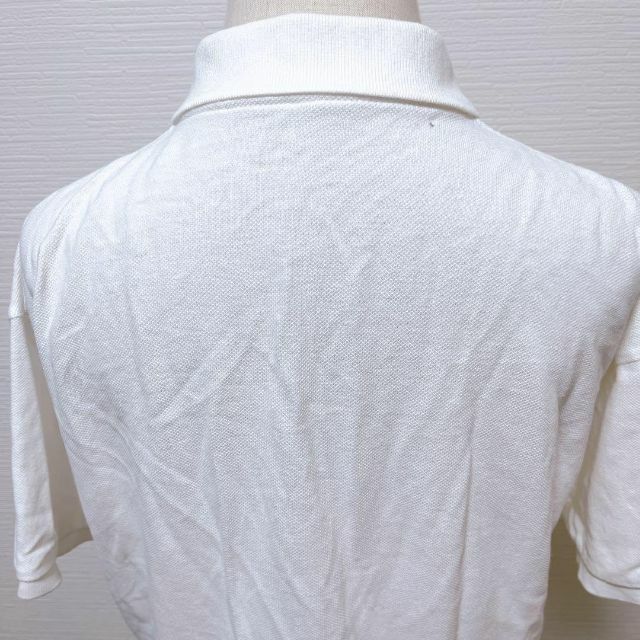 DUNLOP(ダンロップ)のダンロップ ポロシャツ 半袖 サイズフリー 作業用 ホワイト系 メンズのトップス(ポロシャツ)の商品写真