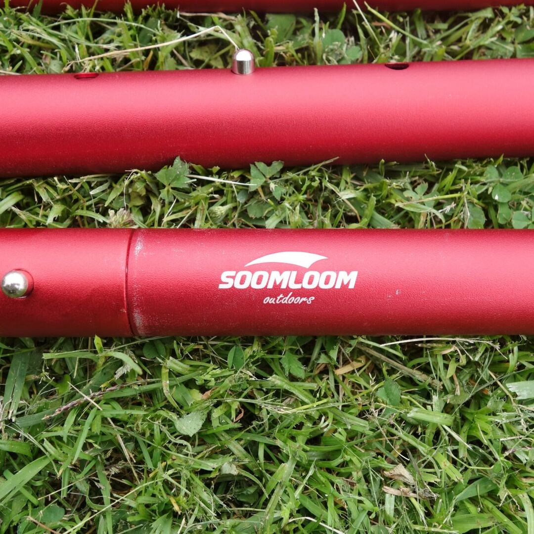 美品 スームルーム SOOM LOOM TCタープ ヘキサゴン 4.2×4.1 アルミポール A6061 セット ヘキサ タープ 日除け キャンプ アウトドア 5