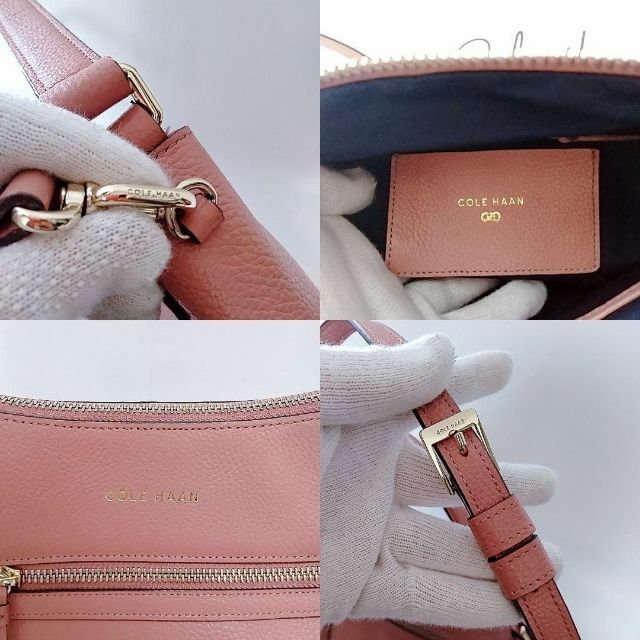 ✨美品✨ COLE HAAN 2way レザー ハンドバッグ ショルダー ピンク