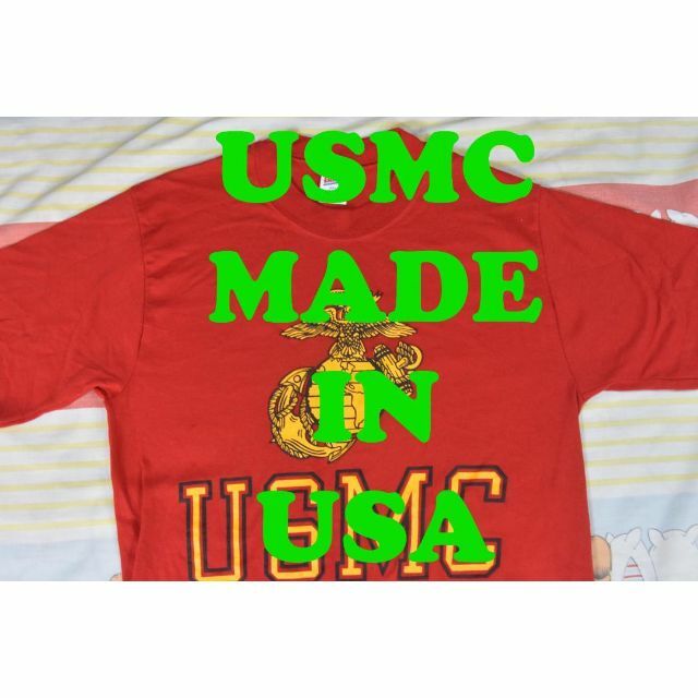 MILITARY(ミリタリー)のUSMC 90’ｓ ミリタリーTシャツ 12530c USA製 ビンテージ 00 メンズのトップス(Tシャツ/カットソー(半袖/袖なし))の商品写真