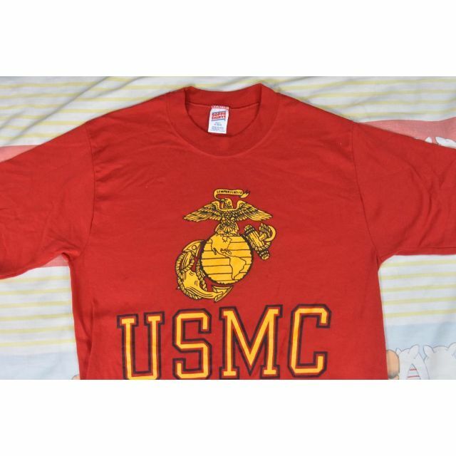 MILITARY(ミリタリー)のUSMC 90’ｓ ミリタリーTシャツ 12530c USA製 ビンテージ 00 メンズのトップス(Tシャツ/カットソー(半袖/袖なし))の商品写真