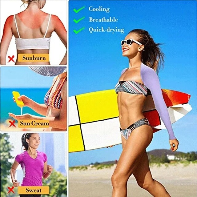 アームカバー ボレロ UV 日焼け防止 対策 ゴルフ インナー テニス ピンク レディースのトップス(ボレロ)の商品写真