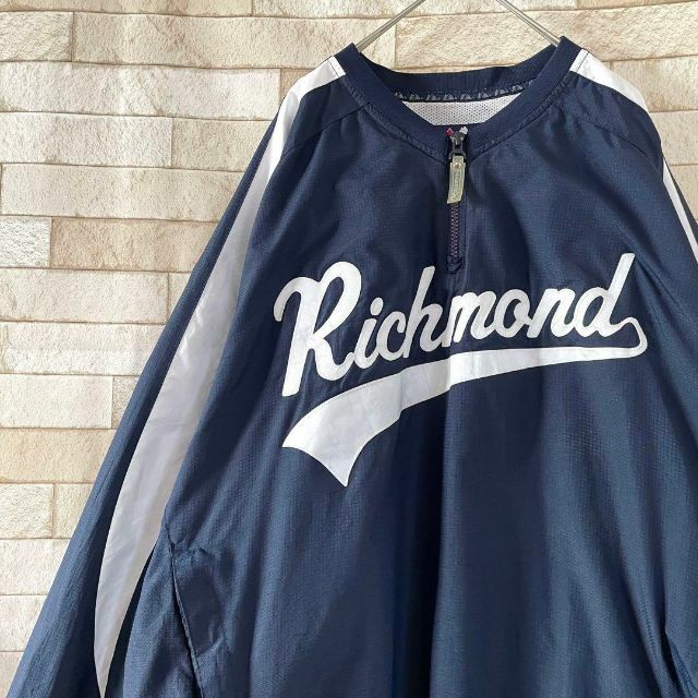 当店売れ筋入荷 刺繍ロゴ アスレチックス ナイロンジャケット L 緑