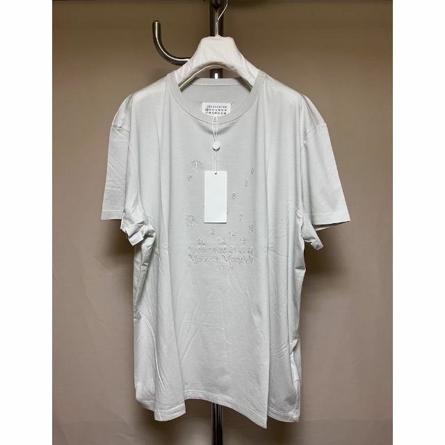 新品 XL 23SS マルジェラ バブルロゴTシャツ 白系統 4835メンズ