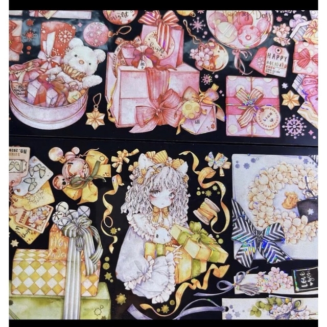 【バラ売り可】 ☆海外マステ☆ STUDIO  Ⅵ  さん  小雏菊（贝壳光） ☆海外マステ☆ STUDIO Ⅵ さん Grace Gift （贝壳光）の通販 by