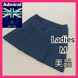 アドミラル(Admiral)の【Admiral GOLF】美品アドミラルゴルフ プリーツスカート レディースＭ(ウエア)