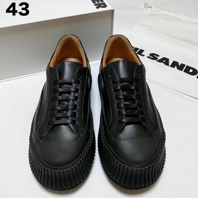 新品 43 22aw JIL SANDER プラットフォームスニーカー 4363