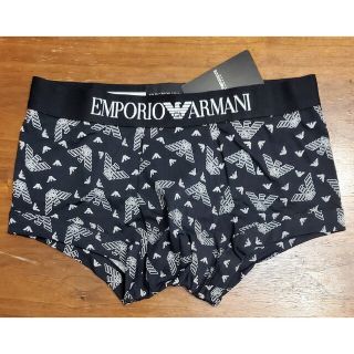 エンポリオアルマーニ(Emporio Armani)のエンポリオアルマーニ　新品　メンズ　ボクサーパンツ(イーグル/ブラックS)(ボクサーパンツ)