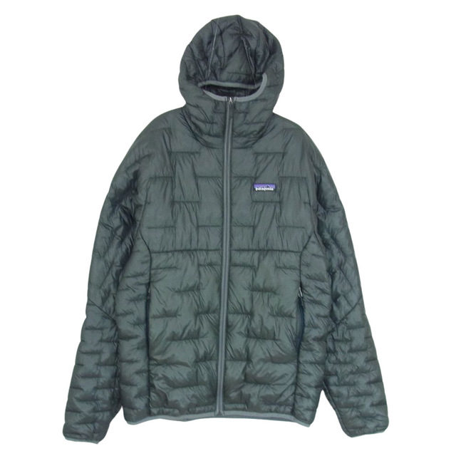 patagonia(パタゴニア)のpatagonia パタゴニア 19AW 84030 MICRO PUFF HOODIE マイクロ パフ フーディ ジャケット グリーン系 S【中古】 メンズのジャケット/アウター(その他)の商品写真