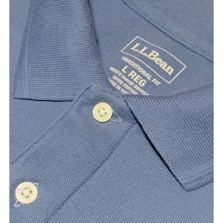 エルエルビーン(L.L.Bean)の美品【 L.L. Bean】 ポロシャツ 紺色 メンズ  XLサイズ(US L)(ポロシャツ)