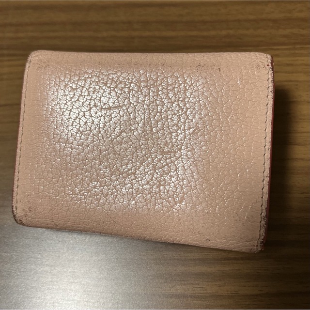 値下げ miumiu マドラス ラブレターハート 財布 ピンク - 財布