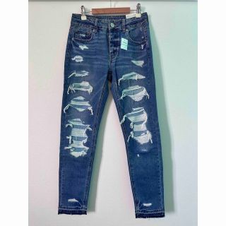 アメリカンイーグル(American Eagle)のアメリカンイーグル　 デニムパンツ DENIM デニム　クラッシュデニム　(デニム/ジーンズ)