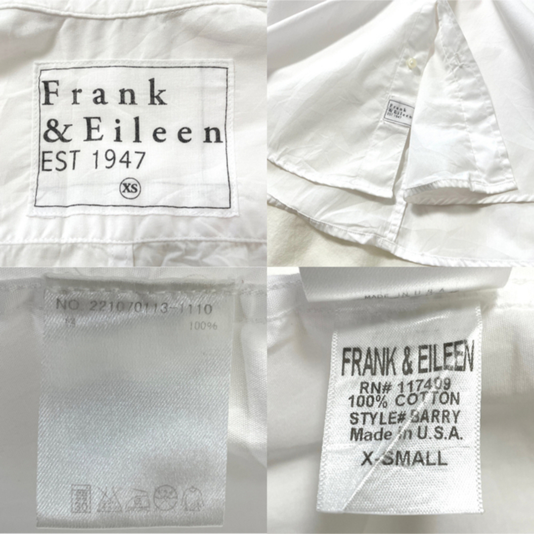 Frank&Eileen BARRY スキッパーシャツブラウス　US／XS約６２cm袖幅