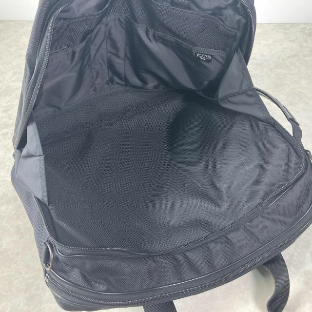美品☆PORTER ポーター ステージ ブリーフケース 3WAY 二層式 黒
