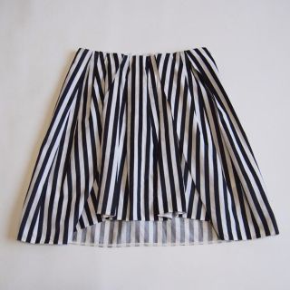 スリーワンフィリップリム(3.1 Phillip Lim)の3.1 phillip lim umbrella skirt stripe(ひざ丈スカート)