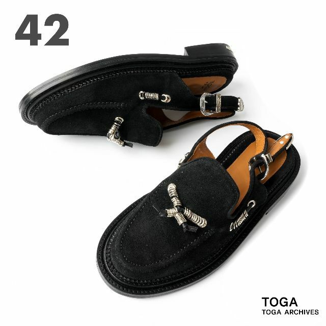 新品 TOGA VIRILIS メタル スエード ローファー 42-www.kaitsolutions.com