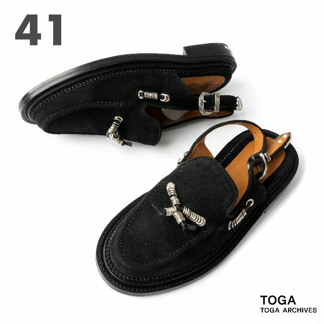 新品 TOGA VIRILIS メタル スエード ローファー 41 | www.angeloawards.com