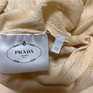 プラダ(PRADA)のプラダ　カーディガン　40サイズ(カーディガン)