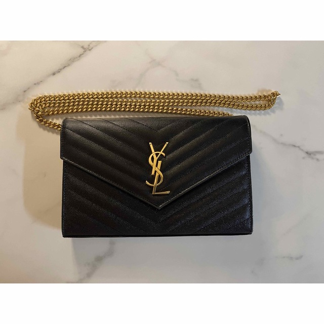 サンローラン☆Saint Laurent☆チェーンウォレット☆美品 - ショルダー