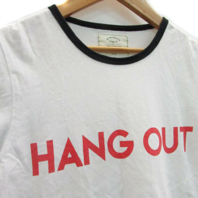Ungrid(アングリッド)のアングリッド Tシャツ カットソー 半袖 ラウンドネック プリント F ホワイト レディースのトップス(Tシャツ(半袖/袖なし))の商品写真