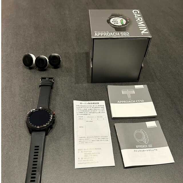 ガーミン(GARMIN) GPSウォッチ アプローチS62 Black CT10-