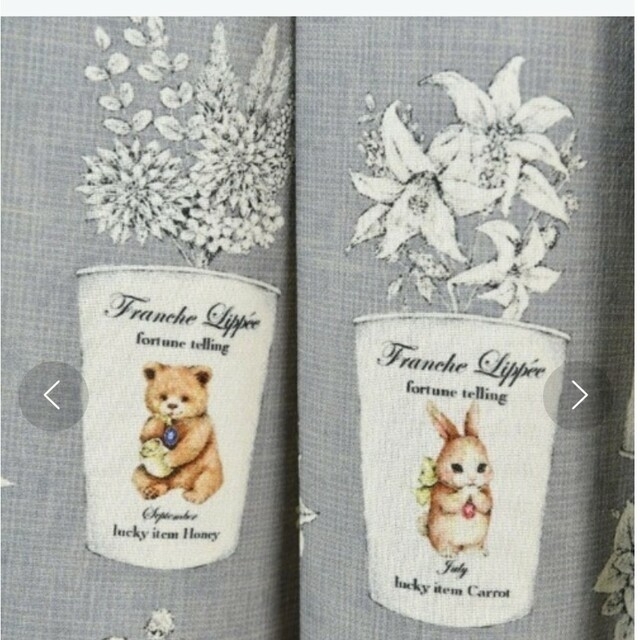 franche lippee(フランシュリッペ)のフランシュリッペ　fortune丈長スカート　タグ付き　フォーチュン レディースのスカート(ロングスカート)の商品写真