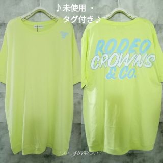 ロデオクラウンズワイドボウル(RODEO CROWNS WIDE BOWL)のランダムビッグカットOP♡RODEO CROWNS ロデオクラウンズ タグ付き(ひざ丈ワンピース)