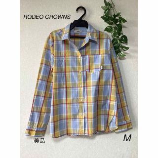 ロデオクラウンズ(RODEO CROWNS)の⭐︎美品⭐︎RODEO CROWNS シャツ　sizeM(シャツ/ブラウス(長袖/七分))