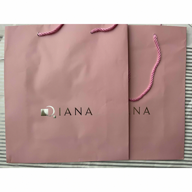 DIANA(ダイアナ)のDIANA ショップ袋２つセット レディースのバッグ(ショップ袋)の商品写真