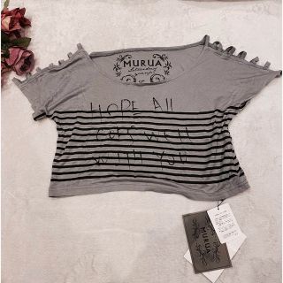 ムルーア(MURUA)の新品MURUA ショート丈トップス(Tシャツ(半袖/袖なし))