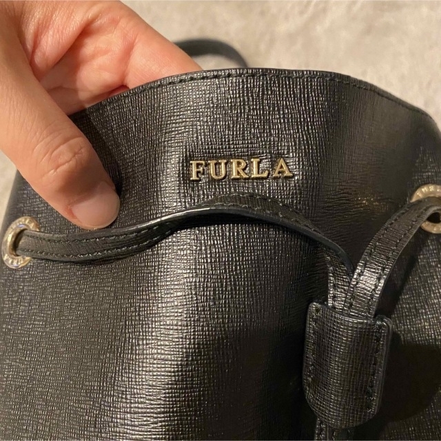 Furla(フルラ)のFURLAフルラ 黒ブラックハンドバック レディースのバッグ(ハンドバッグ)の商品写真