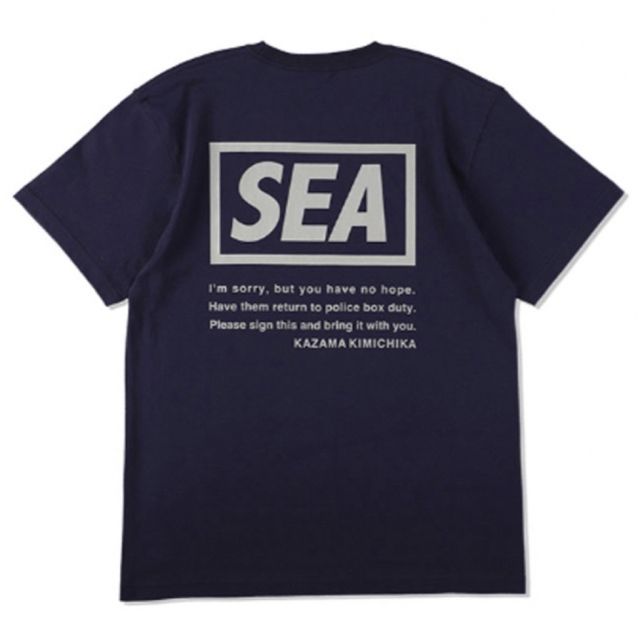 風間公親 教場0×WIND AND SEA Tシャツ ウィンダンシー Lトップス